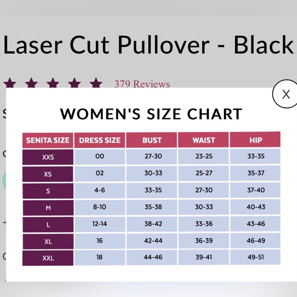 Senita Athletics Laser Cut Pullover Top - Picture 8 of 8